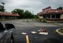 Farm Bankruptcies Surge 50%—Food Scarcity Next… Abandoned fast food restaurant with litter in the parking lot