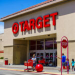 Freed 48 Hours—Target Turns Terrifying Entrance of a Target store with shoppers and shopping carts