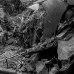 Rare Tornadoes Slam China — Chaos Erupts People navigate rubble and collapsed concrete in a disaster scene